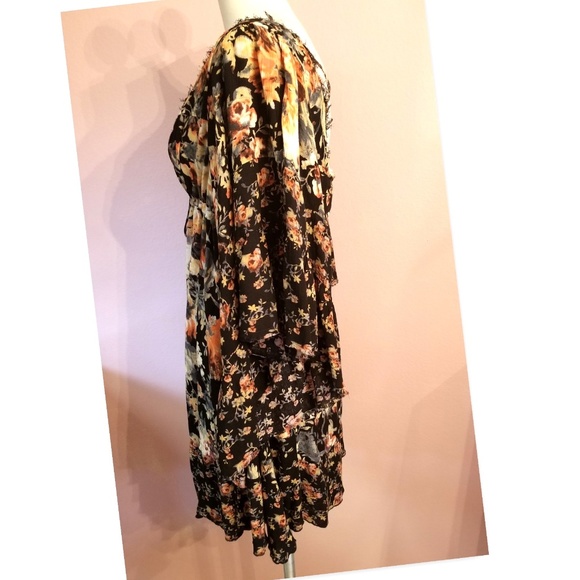 Free People Bell Sleeve Open Back Dress - Picture 5 of 8